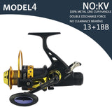 Spinning Exchangable Foldable Handle Fishing Reel