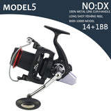Spinning Exchangable Foldable Handle Fishing Reel