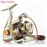 Spinning Exchangable Foldable Handle Fishing Reel