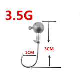 Head Hook Jigs Bait Fishing