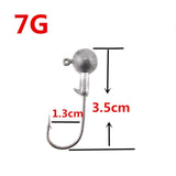Head Hook Jigs Bait Fishing