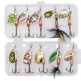 Metal Spinner Spoon Fishing Hook