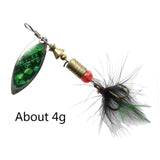 Metal Spinner Spoon Fishing Hook