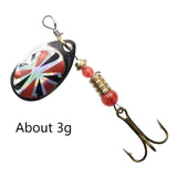 Metal Spinner Spoon Fishing Hook